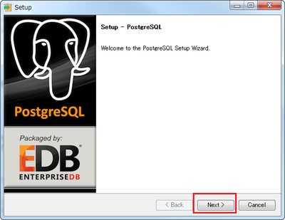 PostgreSQL Install2