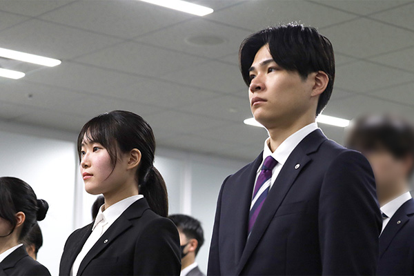 入社式の様子１