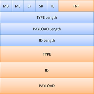 図.2-2 NDEF Recordの構造