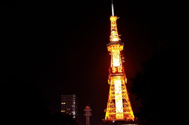 夜の東京タワー