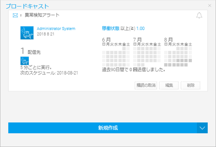 工場の稼働に異常が発生したら、管理者に通知します