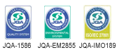 JQA-1586、JQA-EM2855、JQA-IMO189のISOマーク