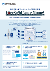 ForeSight Voice Miningリーフレット