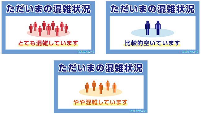 リアルタイム混雑状況コンテンツ