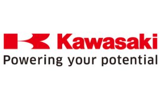 ロゴ：Kawasaki Powering your potential
