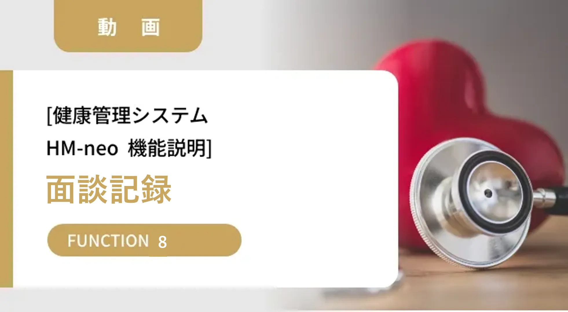 HM-neo機能説明動画【面談記録】