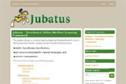 Jubatus Web site image