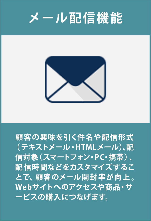 メール配信機能