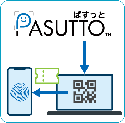 PCの画面に表示される認証用二次元コードをスマートフォンで読み取り、デバイス認証を実施