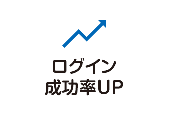 ログイン成功率UP