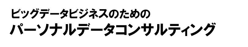 パーソナルデータコンサルテイングタイトルイメージ