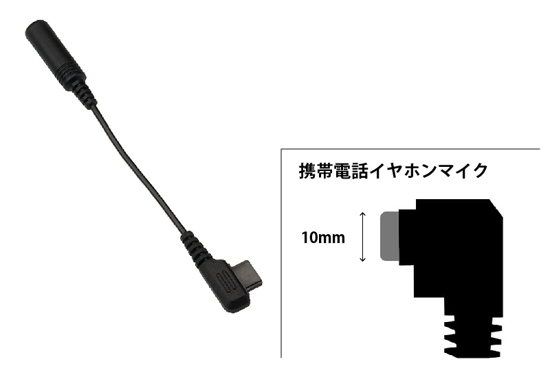 会議用マイク・スピーカー「R-Talk」イヤホンマイク接続端子ケーブル