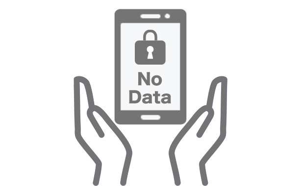 スマホにデータを残さない！