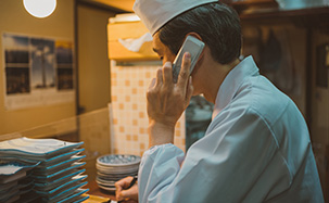 食品販売業でのRING x LINK利用シーン