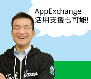 AppExchange活用支援も可能!
