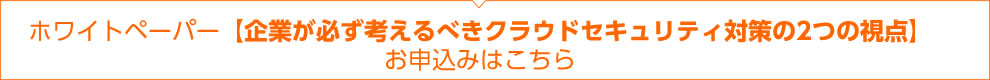 【ホワイトペーパー】企業が必ず考えるべきクラウドセキュリティ対策の2つの視点