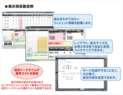 大型ディスプレイ・タブレット端末 表示イメージ