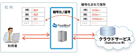 TrustBind/Secure Gateway 利用イメージ