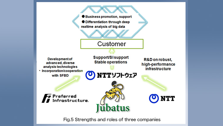 「Fig. 5  Strengths and roles of three companies」